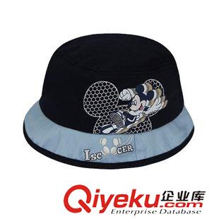 儿童帽 勇发因福 儿童户外遮阳桶帽 广州工厂定做 米老鼠印花 渔夫边帽