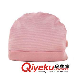 婴儿帽 勇发因福 粉红条纹婴儿套头帽 广州工厂订制 春夏 纯棉 儿童帽子