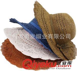 定型帽 经典大边帽 配蝴蝶结 多色系列 广州22年老工厂制作