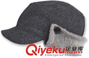 雷锋帽 流行 冬季 男士成人码 经典款 暖灰色 中国原产地 毛呢 批发 ODM
