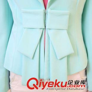 未分类 2015春季新款女短西装上衣 韩版时尚修身显瘦女装外套V字领女西装