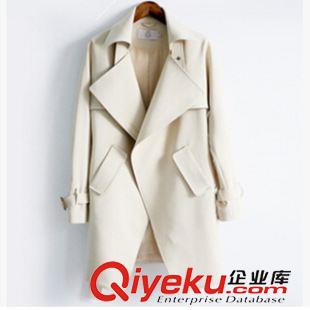 616新款上市 韩版大码女式风衣2015女外套 春秋薄款 修身中长款风衣外套女长袖