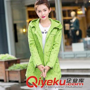 外套 2015秋季新款韩版修身中长款风衣女装休闲大码显瘦外套潮