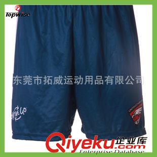 跑步服系列 热转印宽松版足球抽绳运动短裤  来图来样订制
