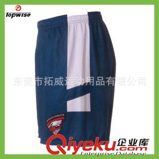 跑步服系列 热转印宽松版足球抽绳运动短裤  来图来样订制