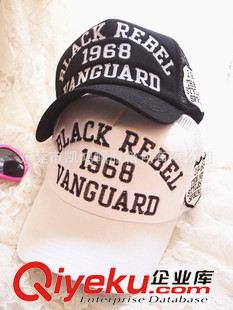 网帽 【东莞厂家订做】2015春夏潮新款BLACK REBEL绣花男女棒球帽网帽.
