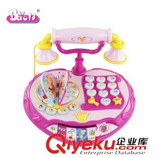 6月新产品 热销702益智多功能音乐玩具 宝宝学习机女孩公主过家家会说话电话