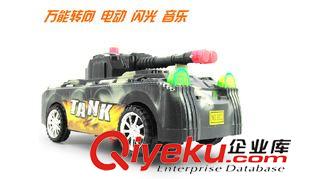 电动类 电动坦克模型带灯光音乐 电动万向音乐灯光战斗坦克  混批