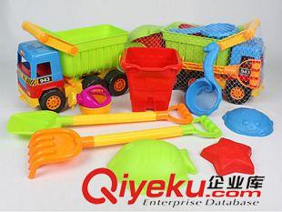 地摊玩具 厂家直销 943盛阳 超大号儿童沙滩玩具车套装 玩沙挖沙 玩水工具