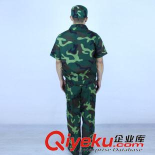 军训迷彩服套装 厂家直销 21林地短袖迷彩服套装 夏季军训服套装 军迷服