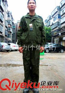 热销产品 户外军迷军绿色101空降师纯棉多口袋男式夹克休闲作训服套装