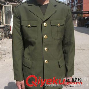 军训迷彩套装 低价格处理87毛料黄春秋常服   军训服