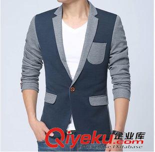 未分类 2014秋装新款韩版修身小西装男外套 812