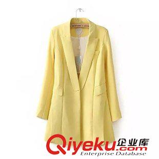 西服 2015秋季新款女装韩版修身棉麻小西装外套 女式上衣外套