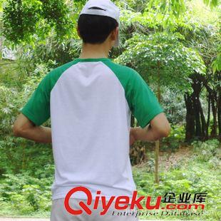低端活动服饰 广州服装厂 棉混纺短袖T恤定做  提供t恤印图加工