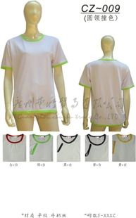 特色圆领系列 广州服装厂供应 插色短袖t恤 纯色t恤团购 广告衫文化衫批发一件