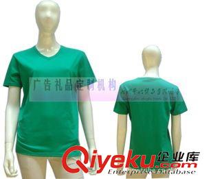 特色圆领系列 广州广告衫加工厂 黑色V领T恤 莱卡短袖圆领文化衫logo印图