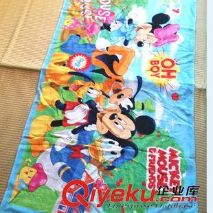 其它外贸产品 外贸浴巾 卡通disney卡通可爱图案海滩巾游泳必备 长1.5米