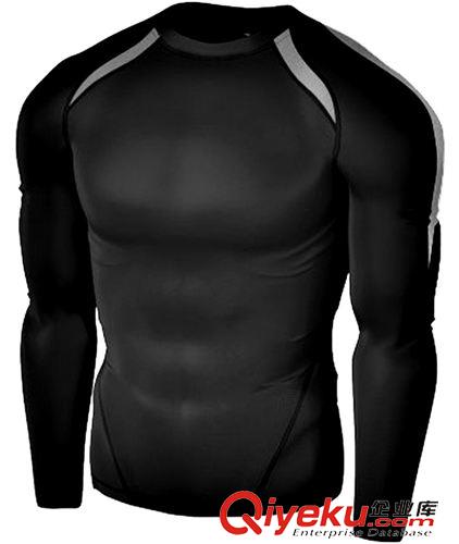 未分类 厂家直销男子运动紧身衣健身跑步速干吸湿排汗运动长袖定制PRO
