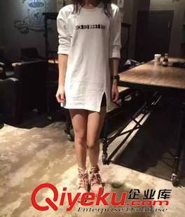 10月新品3 外贸 韩版女装 两色植绒立体印花长袖T恤批发