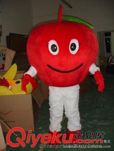 水果系列 专业定制各种水果造型卡通人偶服装/大型玩偶/水果卡通人红苹果