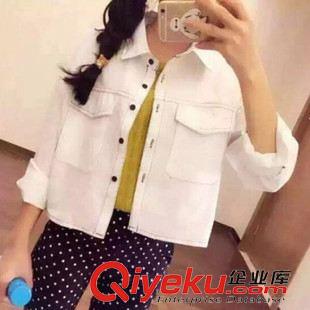 8月28 NEW! 2015秋季新款韩国官网代购女装一件代发古着日系原宿风口袋外套女