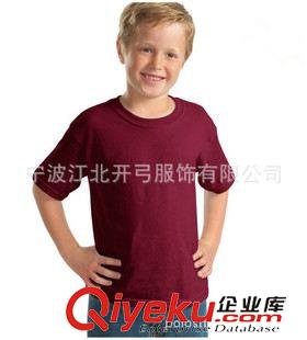 童装纯色广告衫 欧洲标准高品质童装T恤 宁波工厂定做批发