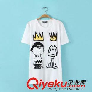 3号新款 G1B8503    15夏季新款韩版休闲百搭可爱卡通图案圆领短袖女式T恤