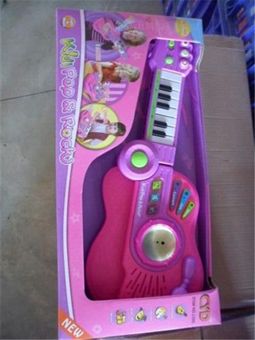 玩具乐器 摇滚电子琴吉他组合 新创意发音玩具 仿真玩具吉他 婴幼儿玩具