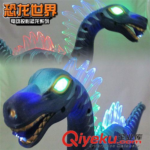 电动闪光玩具 批发大号40多厘米 投影行走带灯光叫声仿真电动恐龙模型 儿童玩具