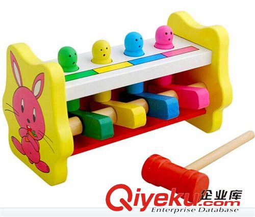 幼得乐 儿童益智玩具批发 智库堡1岁以上儿童敲击颜色认知玩具