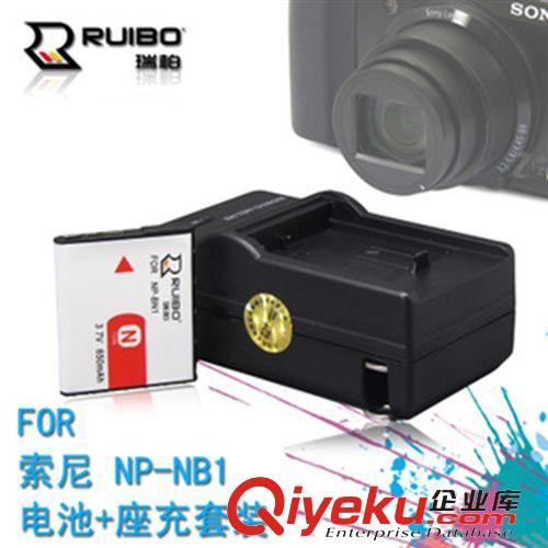 相机配件 ruibo 索尼NP-BG1 FG1电池 HX30 HX9 T20 WX10 T100 电池+充电器