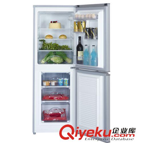 三门冰箱 奥马双门冰箱BCD-152BQJ拉丝银   无氟碳氢压缩机  适合各种环境