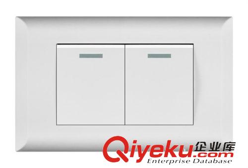 118白色系列 正吕电器开关插座  香港西门子授权  质量可靠 二开单控