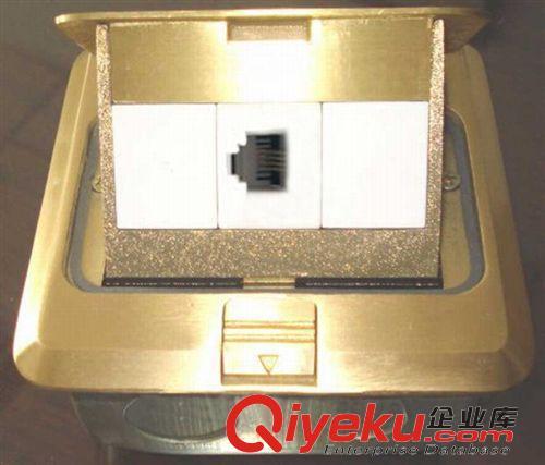 地插(铜) 网线地面插座 一位电脑插座 全铜地插带底盒 弹起式地面插 xx