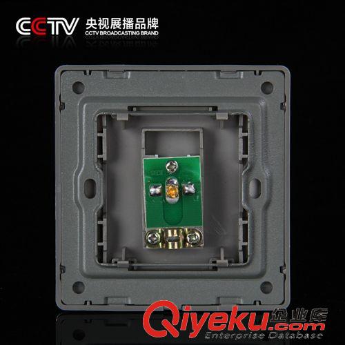 86-X5 炫银系列 厂家直销墙壁开关插座  品质保证 X5炫银系列 电视插座