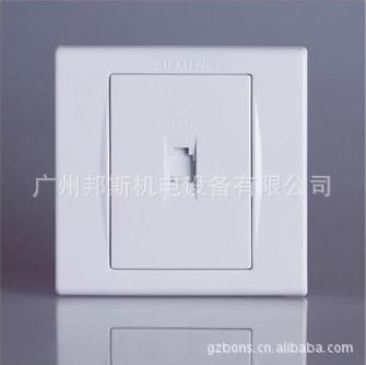 西门子品宜雅白 西门子品宜系列开关插座一位电话插座RJ11 5TG0 631-1NC01