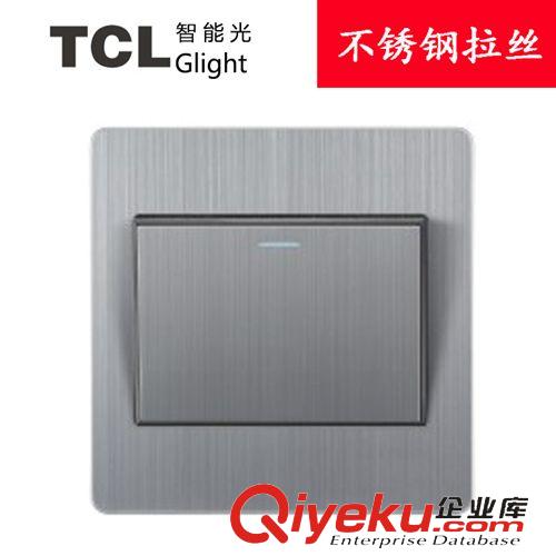 富贵银G01系列 TCL glight智能光 开关插座面板 一开双控 墙壁开关面板厂家供应