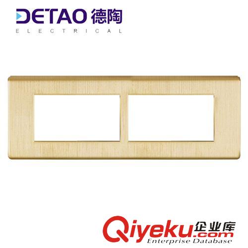 D7-118塑料拉丝系列 江西德陶开关面板d7-013四位面板 墙壁开关面板系列