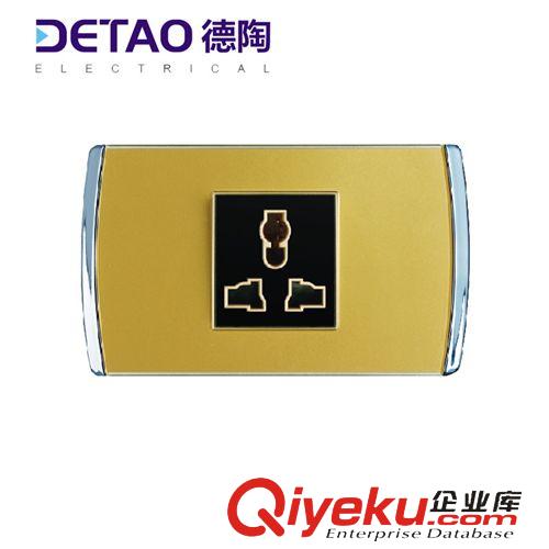 D9-118水晶系列 d9-006 一位多功能插座 江西德陶插座