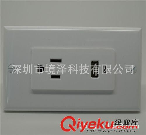 美规插座 美规USB墙壁插座充电器 美规115  {zx1}产品 厂家推荐爆款