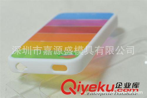 IPHONE4手机壳 厂家供应 韩国 苹果4保护套 4G彩虹手机壳 多色手机保护套 批发