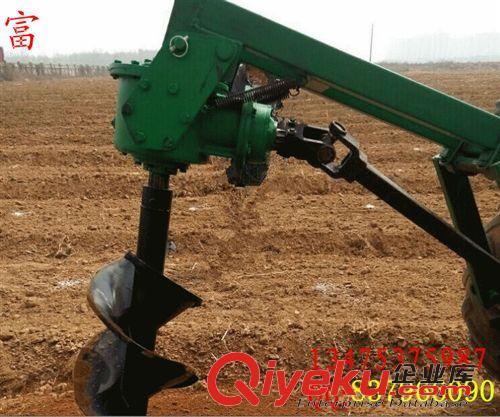 挖坑机 供应多功能拖拉机配套大型植树挖坑机