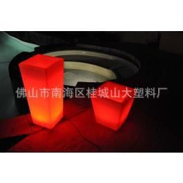 大型塑料花盆 LED发光花盆生产厂家 OEM加工厂家