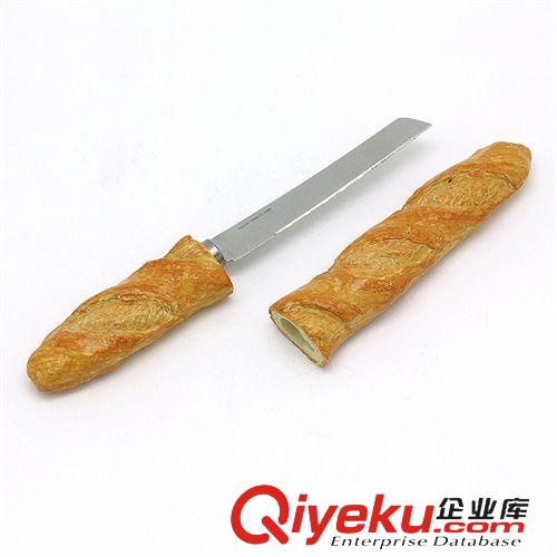 树脂不锈钢 东莞自营工厂直供带树脂面包造型刀套刀柄浑然一体不锈钢水果刀