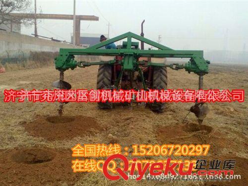 市政园林机械 拖拉机挖坑机 悬挂打坑机性能-供应