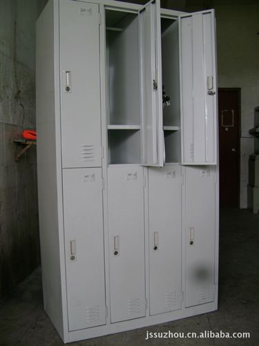 『更衣柜』 供应八门、8门全钢制更衣柜 企业型