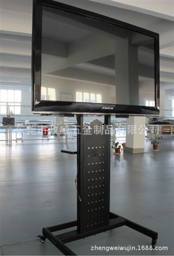 展示架 厂家直销 高品质 高质量 移动电视机铁支架 黑色喷粉展架