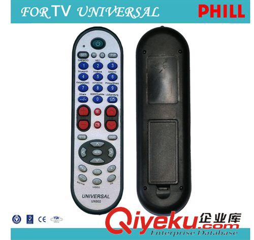 电视机{wn}TV遥控器 新款ABS外壳多功能电视机遥控器，UN302适用于95%品牌电视
