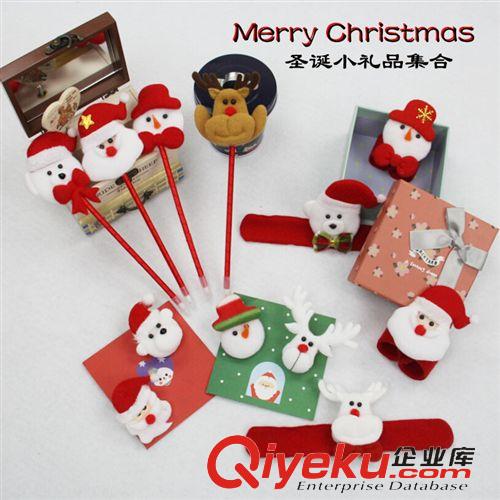 冬季/其他 圣诞工艺礼品赠品 圣诞发光卡通造型胸针 礼品LED胸针 4款可选